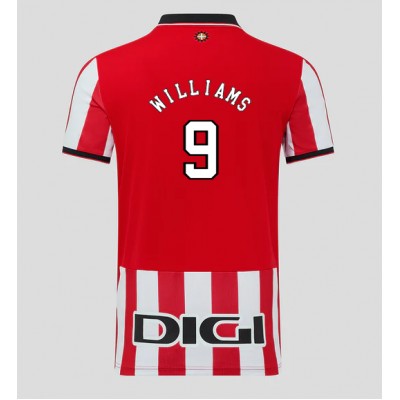 Moški Nogometni dresi Athletic Bilbao Inaki Williams #9 Domači 2025-26 Kratek Rokav Moški Nogometni dresi Athletic Bilbao Inaki Williams #9 Domači 2025-26 Kratek Rokav